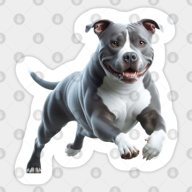 Pit Bull Sticker by millersye